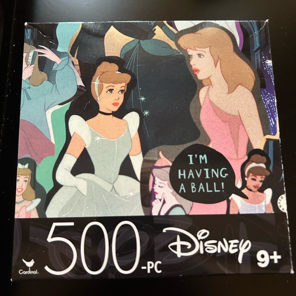 Disney Cinderella 500-Piece Puzzle with Pastel Colors